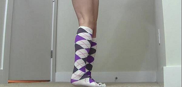  Ask permission and I will let you worship my feet in socks JOI